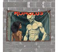 Tapestries Room Decor Romulus: The Mythical Encounter Between Mortal and Divine Tapestry Garage Accessories for Man Cave Stuff for Your Roo(100X150CM)