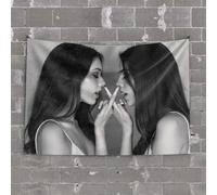 Tapestries Room Decor Two Women Whispering Secrets to Each Other Tapestry Boys Bedroom Accessories Astethic Stuff for Room(75X100CM)