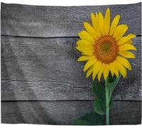 Tapestry 130x150 cm Sunflower Wall Hanging Microfiber Large Size Tapestries 3D Print Plants Wall Hangings Art for Bedroom Living Room Home Decor A606