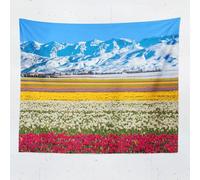 Tapestry 200x300 cm Flower Field Wall Hanging Microfiber Extra Large Size Tapestries 3D Print Natural Scenery Wall Hangings Art for Bedroom Living Room Home Decor A1160