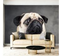 Tapestry 220x240 cm Pugs Wall Hanging Microfiber Extra Large Size Tapestries 3D Print Cute Animals and Pets Wall Hangings Art for Bedroom Living Room Home Decor A1196