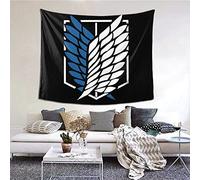 Tapestry 39.4x59.1in(100x150cm) Attack On Titan Tapestry Wall Hanging Bedspread Anime Wall Covering Polyester Fiber Beach Mat Home Decoration