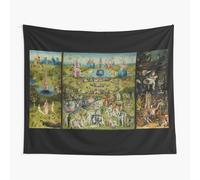 Tapestry 60x50inch The Garden of Earthly Delights by Hieronymus Bosch (1480-1505) Wall Hanging Art Décor Living Room