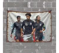 Tapestry Aesthetic United Soccer Stars: Unity in Motion Tapestry Dorm Decor Wall Tapestry(75X100CM)