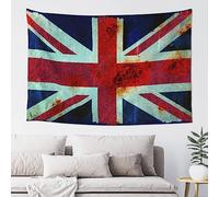 Tapestry, Durable Wall Hanging, Not Fade Home Decor Banner, Vintage Union Jack British Flag Sofa Backdrop for Bedroom Living Room Dorm,