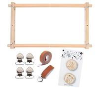 Tapestry Embroidery Frame, Scroll EmbroideryFrame Quilting Frame, Detachable WoodFrame, Floor Desktop Tapestry Stand, Arts Crafts Embroidery Wood Holder for Quilting Batik Painting