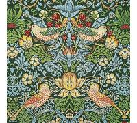 Tapestry Fabric Bottle Green William Morris Strawberry Thief Luxury Upholstery Fabric Material (100cm x 140cm)