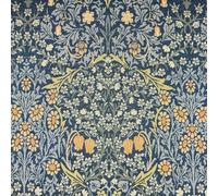 Tapestry Fabric - William Morris Blackthorne Slate Grey - Medium Heavyweight Upholstery Curtain - Soft Furnishing Material - Per Metre