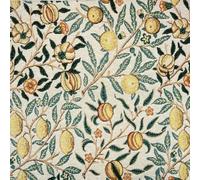 Tapestry Fabric William Morris Pomegranate Fruit Floral Flower Damask (Sold Per Metre) (Natural)