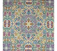 Tapestry Fabric William Morris Rose & Pomegranate Flower Floral Leaf 140cm Wide (Price Per Metre)