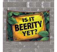 Tapestry for Bedroom is It Beer-Ready Yet? A Fun Beverage Question! Tapestry Bedroom Decor for Teens Men Cave Decor(100X150CM)