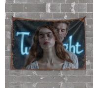 Tapestry for Men Twilight Embrace: A Romantic Night Scene Tapestry Bar Man Cave Decor Bar Decor for Home(75X100CM)