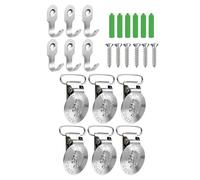 Tapestry Hanger, 6-Piece Non-Slip Vintage Metal Clips, Chief Head Figure Design, Tapestry Wall Holder, for Displaying Carpets, Blankets, Background Curtains, Curtains