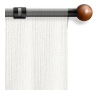 Tapestry Hanger Telescopic Rod, Adjustable Wall Hanging Rod for Light and Heavy Duty Aesthetic Tapestries, Room Decor Extendable Wall Hanging Bar Banner Hanger Pole (Black 32-76In)