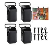 Tapestry Hangers - Heavy Duty Removable Clips | Rug Display Clips for Carpets,for Pictures Posters Art Canvas Photo Dorm Blanket Indoor
