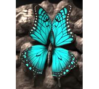 Tapestry Kit Fantasy Butterfly Animal Diy Latch Hook Rug Set Rugs Knotting Cross Stitch Kit For Beginners And Adults Tapestry Making Tool Kits Embroidery Ser Cushion 21x29in