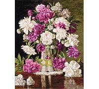 Tapestry Kit Luca-S - Red and White Peonies G608