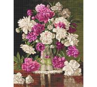 Tapestry Kit Luca-S - Red and White Peonies G608