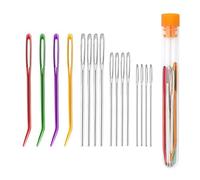 Tapestry Needles for Yarn, Yarn Needle - Various Crochet Hooks for Knitting, Finishing Needles, Weaving Needles in Compact Storage Box, Darning Needles for Sewing and Crocheting