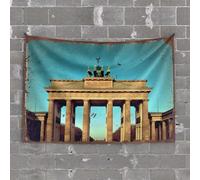 Tapestry Wall Art Brandenburg Gate: A Monument to History and Unity Tapestry Funny Decor for Bar Sports Bar Decor(75X100CM)