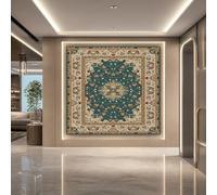Tapestry Wall Decor for Bedroom Living Room, Custom Tapestries Horizontal/Vertical Hang, 100 x 150 cm,Retro Green, Beige, Red, Pink,