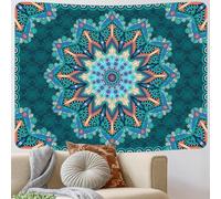 Tapestry Wall Hanging 130X150Cm Green Blue Tapestry Bedroom Aesthetic,Room Decorations,Home Bedroom,Living Room,Wall Hanging,Bedspread,Tapestry Wall Hanging,Tapestry Decoration