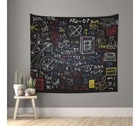 Tapestry Wall Hanging 152x130 CM Decorates Tapestrys mathematics and physics Wall Tapestry Aesthetic Wall Blanket for Living Room Wall Decor Tapestries for Dorm Room