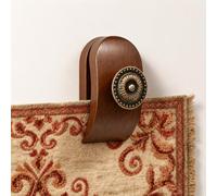 Tapestry Wall Hanging Hangers, 4 Pack Wooden Quilt Hanger Clips for Wall Display, Blanket Holder Clamps for Rugs, Carpets, Quilts, Textile Art Decor