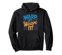 Tapestry Weaver Warp Weave Funny Craft Process Weaving Fiber Pullover Hoodie