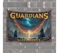 Tapestry with Words Guardians of The Celestial Cross: A Tale of Two Heroes Tapestry Flags for Room Teen Wall Tapestry College(75X100CM)