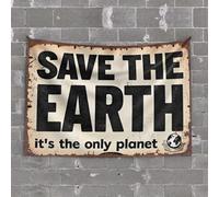 Tapestry With Words Protect Our Only Home: Save The Earth Tapestry Things For Boys Room Man Cabe Decor(100X150CM)