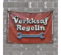 Tapestrys Workshop Rules: Essential Tools for Safety and Efficiency Tapestry Ceiling Decor Man Cave Decorations(75X100CM)