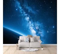 Tapete 3D Abstract Space, Mural 3D Modern Starry Sky 150x105cm Quick DIY Creative Poster Modern Photomurals Giant Backdrop Bedroom Living Room Kids Room