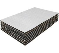 TAPHA 394 mil 16 sqft Sound Deadener for Car, 10mm Thick Sound Deadening Mat Materials Can be Better with Audio Noise Insulation and Vibration Dampening 9.8″x 15.7″(15-Piece)