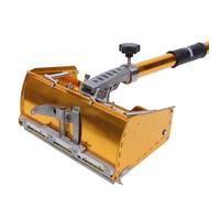 taping machine Professional Drywall Flat Finishing Box,9.8Inches Drywall Mud Compound Taping Tool, Quick Clean 40-64'' Adjustable Handle Putty Drywall knife Machine Suitable for Mud Drywall Skimming