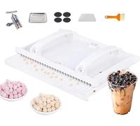 Tapioca Beads Forming Machine, 3-12mm DIY Pearl Maker Tools, Double Handle Design, Pill Taro Ball Cassava Ball Rubbing, for Bubble Tea Milk Tea Tapioca Pearls Dessert Stores.(8MM)