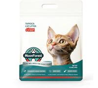 Tapioca Cat Litter, Clumping Low Dust for Automatic Litter Box, Odor Control Natural Plant-Based, 1-Pack
