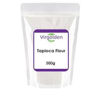 Tapioca Flour 500g by Virgolden - Vegan, Perfect for Baking and Thickening Sauces, Great for Baking, High in Fiber & Protein, Suitable for Vegetarian & Vegan