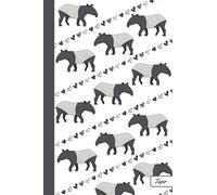 Tapir: Notebook | Cute, Funny Diary | (Tapirs Lovers) Journal | 6x9 | 110 Pages | Blank Lined Journal For Gift