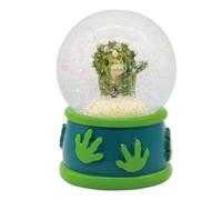 TapirElla Lutz Mauder Dinosaur Snow Globe, Hand-Painted Shaking Globe, Dino Dream Globe with Gift Packaging, Glass Globe, Gift Idea