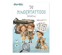 Tapirella Lutz Mauder Verlag 35 Skin-Friendly Children's Tattoos, Made in Germany, Tattoos for Children by Lutz Mauder Verlag, Vegan, Plasic-free Packaging