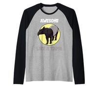 Tapirs Awesome Like a Tapir Raglan Baseball Tee