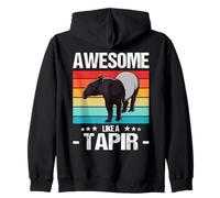 Tapirs Awesome like a Tapir Zip Hoodie