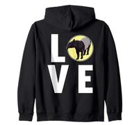 Tapirs Tapir Zip Hoodie