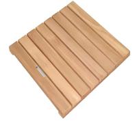 Tapis de douche imperméable, tapis de douche en bois, tapis de cuisine, design à lattes, adapté à la cuisine, à l'entrée, au couloir, au bureau,40x95cm/16x37in