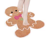 Tapis De Noël D'Épices - Paillasson Antiderapant 50 x 80 cm | Tapis De Sol Festif Pour Entrée, Salle De Bain, Cuisine, Chambre | Décoration De Noël Intérieure