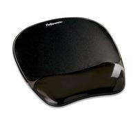 Fellowes Crystal Gel Mouse Pad Black