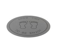 Tapis de yoga - Tapis de corde à sauter grey | Tapiss de corde sauter d'intérieur | Equipement d'absorption des chocs 23.62 x 23.62 pouces | Cordes à peu encombrants | Pour l'entraîne