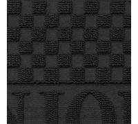 Tapis Deco 45 x 75 cm Demi-Lune Bonjour Door Carpet, Noir Black