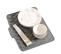 Tapis D'égouttage En Silicone - Résistant À La Chaleur, Antidérapant Pour La Cuisine, Idéal Pour Sécher La Vaisselle, Les Verres, Les Ustensiles Et Protéger Le Plan De Travail.